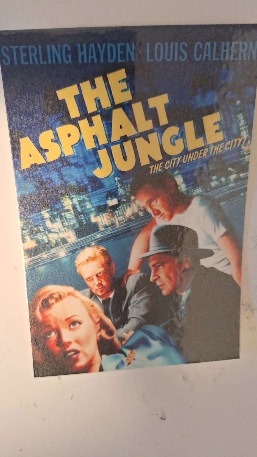 THE ASPHALT JUNGLE 1950 Film Noir John Huston Classic Reproduction Postcard, изображение 2