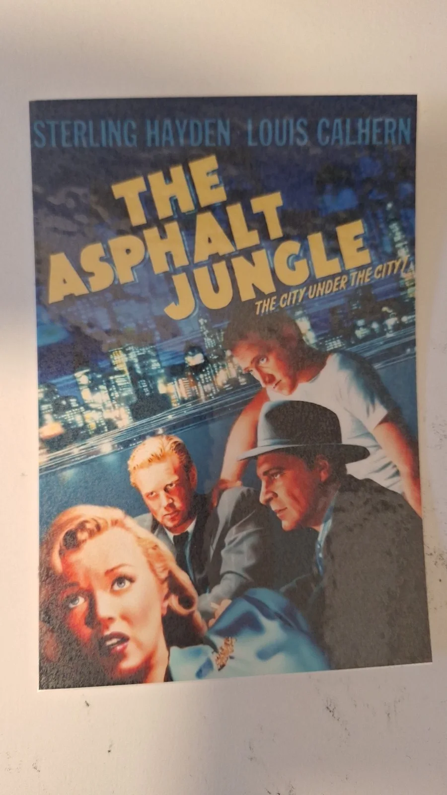 THE ASPHALT JUNGLE 1950 Film Noir John Huston Classic Reproduction Postcard, изображение 3