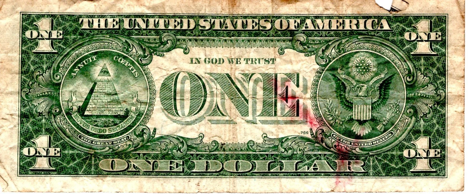 Autographed $1 Bill - Rose Lee Maphis Joe Maphis Jimmy Dickens, image 2