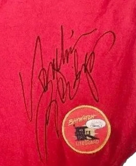 Angelica Bridges — ANGELICA BRIDGES SEXY BAYWATCH ACTRESS LIFE GUARD SIGNED SWIMSUIT JSA COA, изображение 2