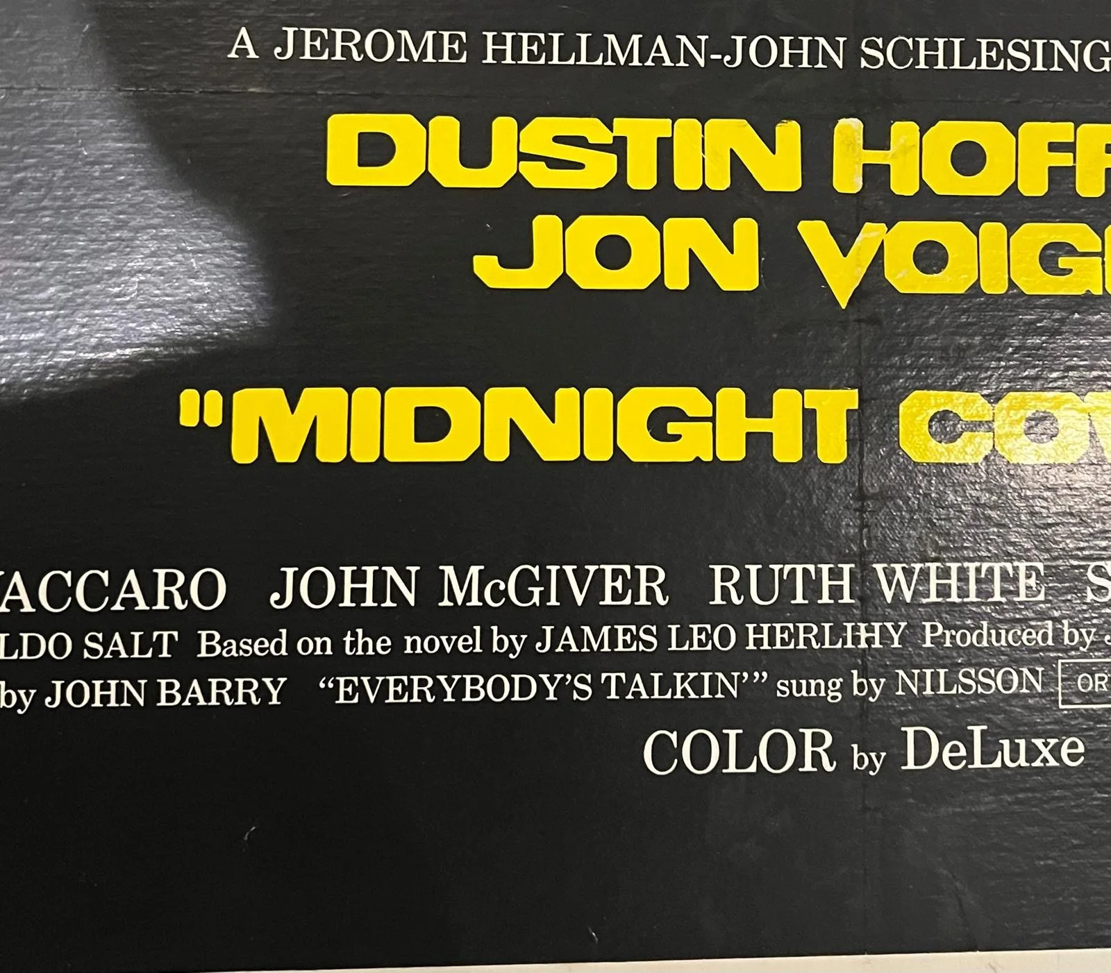 Midnight Cowboy US 1 Sheet International Version 27x41" Linen Backed Film Poster, image 3