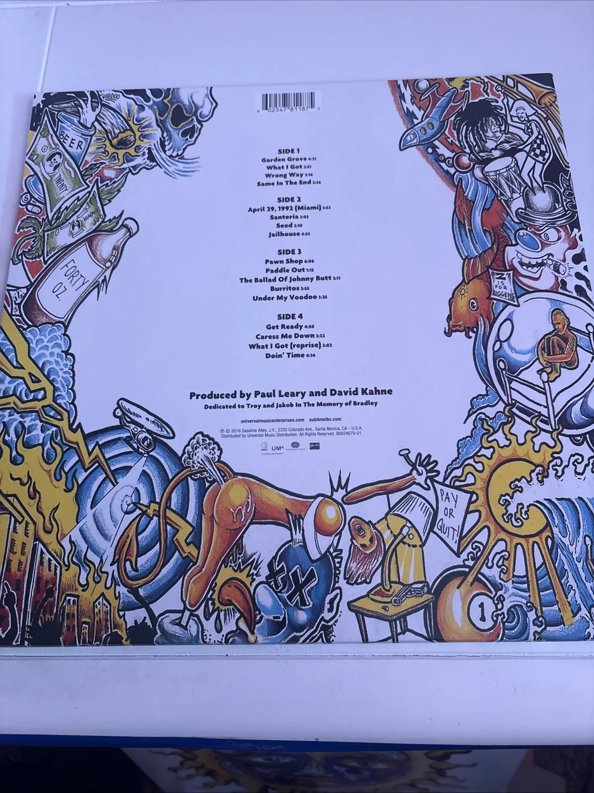 Eric Wilson Signed Autographed Vinyl LP Sublime, image 3