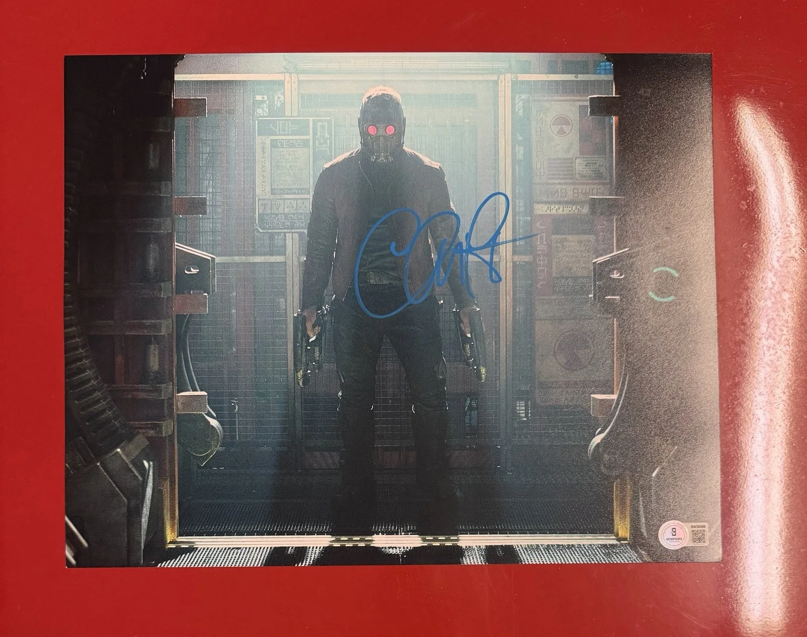 Chris Pratt — CHRIS PRATT STAR LORD SIGNED AUTOGRAPHED 11X14 PHOTO MARVEL BECKETT BAS COA