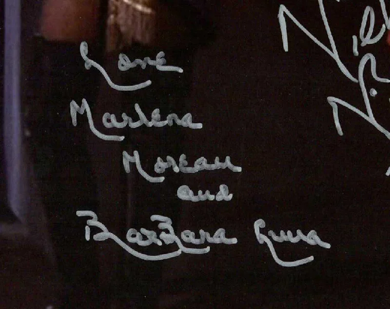 WILLIAM SHATNER BARBARA LUNA NICHOLS SIGNED 11x14 PHOTO STAR TREK TOS BECKETT, изображение 3