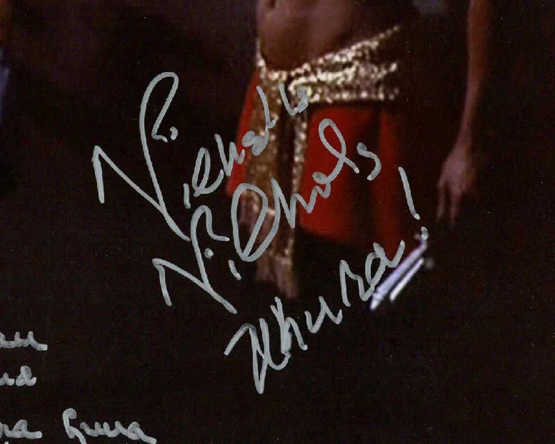 WILLIAM SHATNER BARBARA LUNA NICHOLS SIGNED 11x14 PHOTO STAR TREK TOS BECKETT, изображение 4