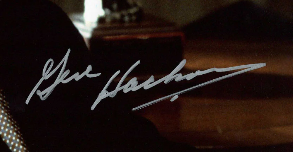 GENE HACKMAN SIGNED AUTOGRAPHED 11x14 PHOTO AVERY TOLAR THE FIRM BECKETT BAS, image 2