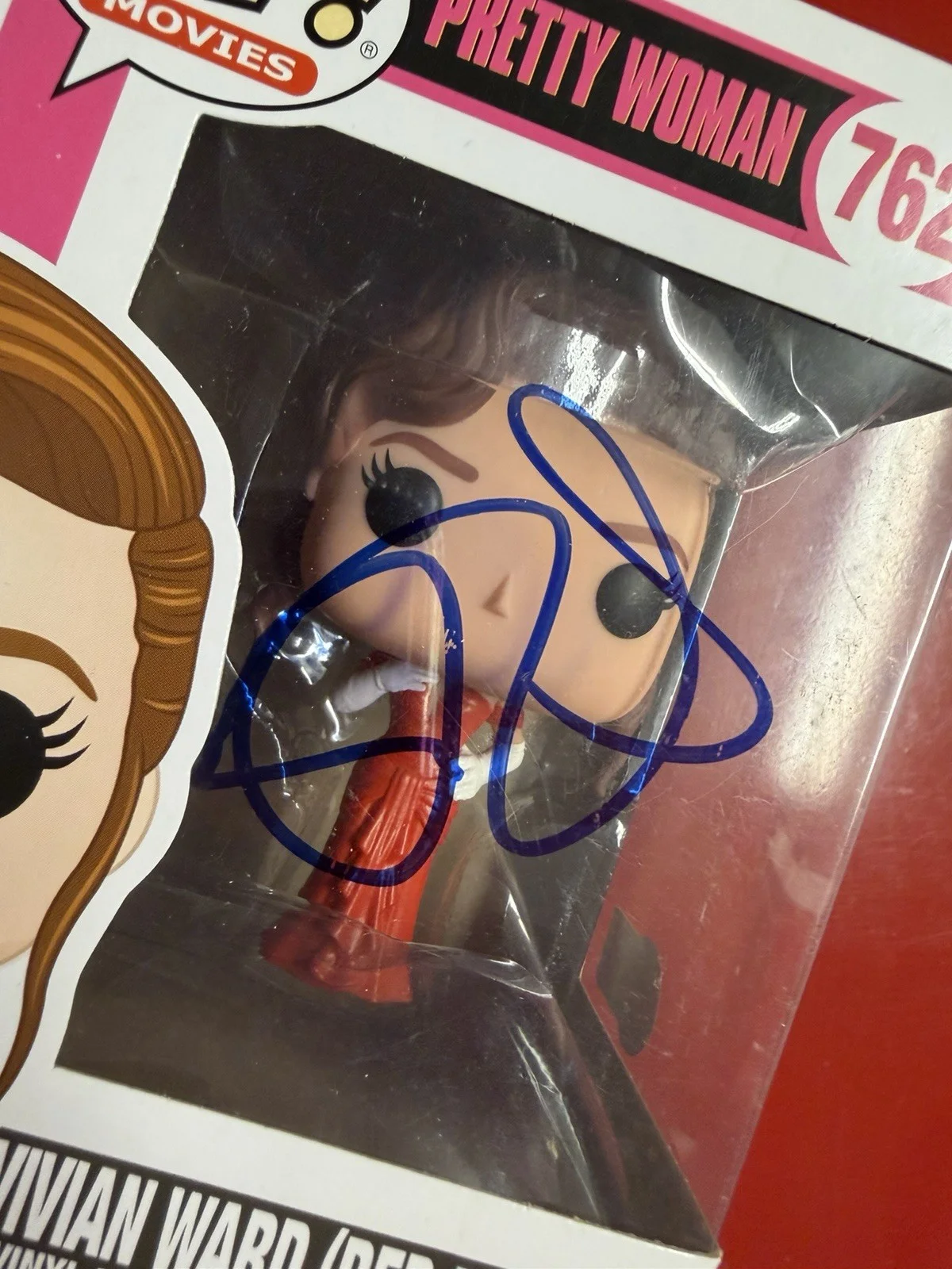 Julia Roberts — Julia Roberts Signed Funko Pop Vivian Ward 762 Pretty Woman Beckett COA RARE, изображение 2