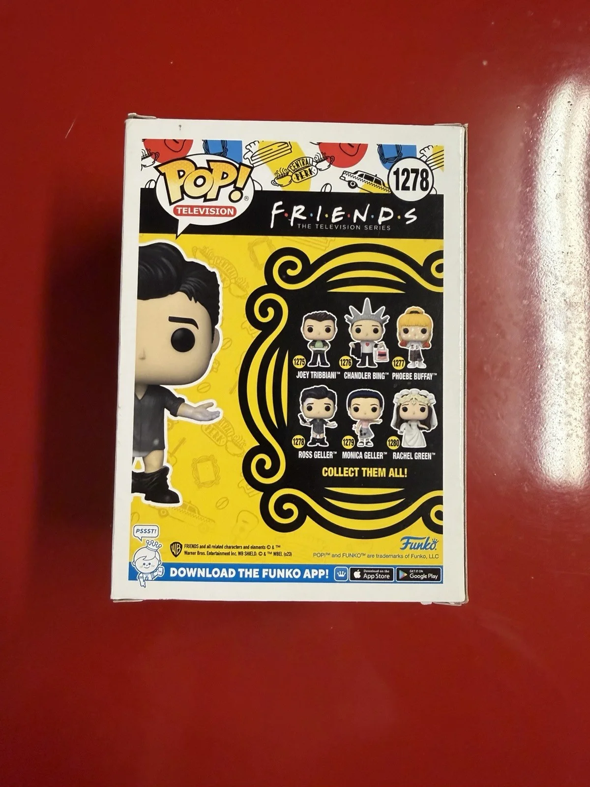 David Schwimmer ‘Friends’ Signed Funko Pop ‘Ross Geller’ Beckett COA Certified, изображение 3