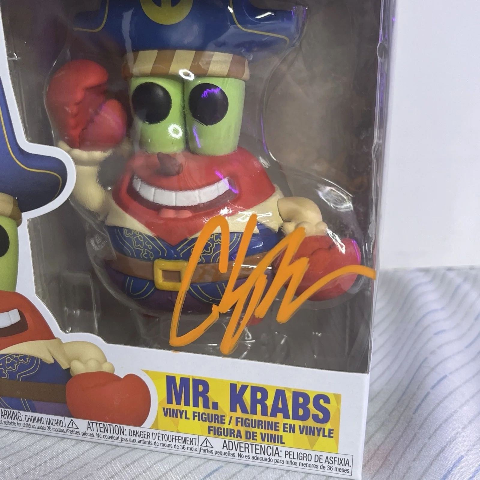 Clancy Brown — CLANCY BROWN SIGNED AUTOGRAPH MR. KRABS FUNKO POP SPONGEBOB SQUAREPANTS - COA, изображение 2