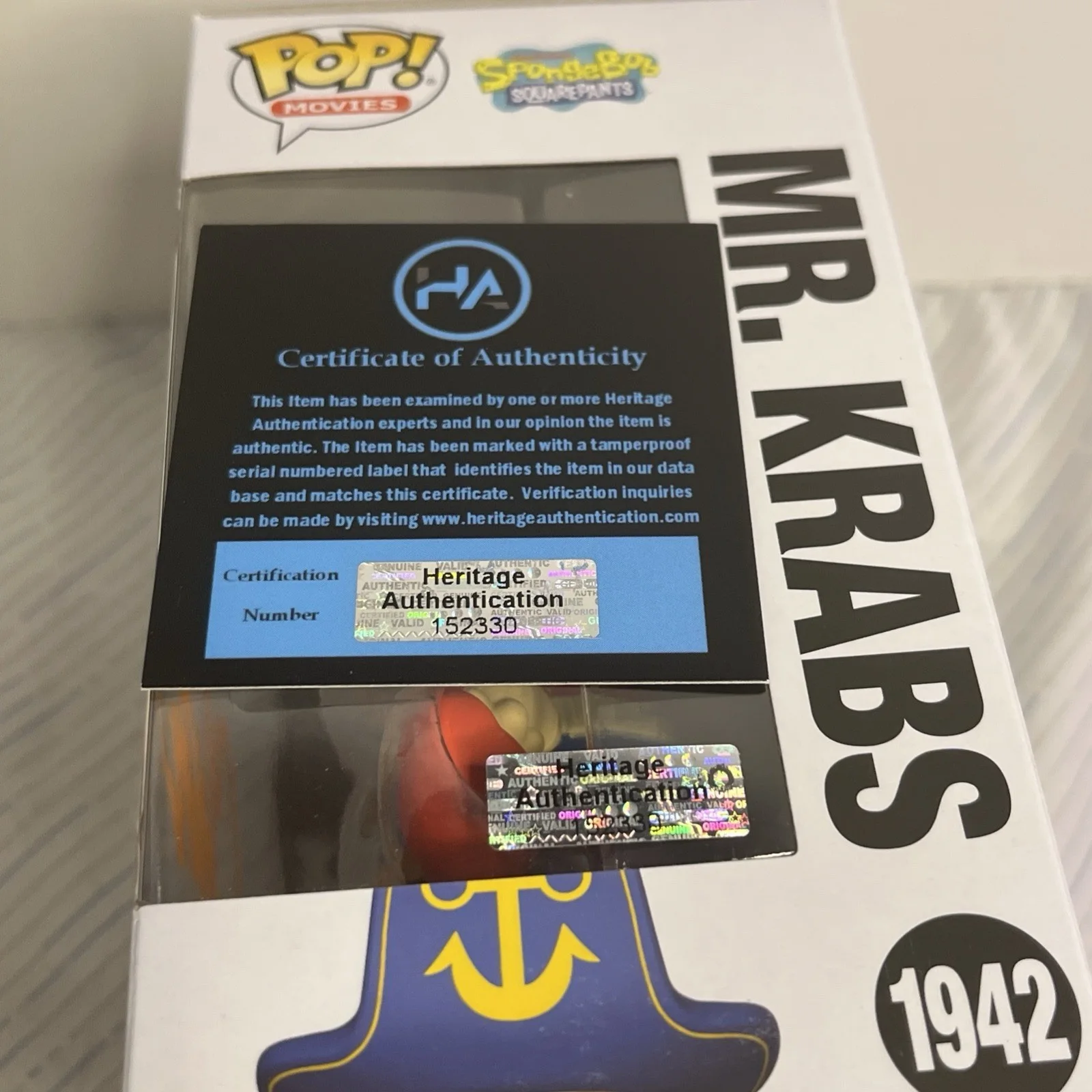 Clancy Brown — CLANCY BROWN SIGNED AUTOGRAPH MR. KRABS FUNKO POP SPONGEBOB SQUAREPANTS - COA, изображение 3