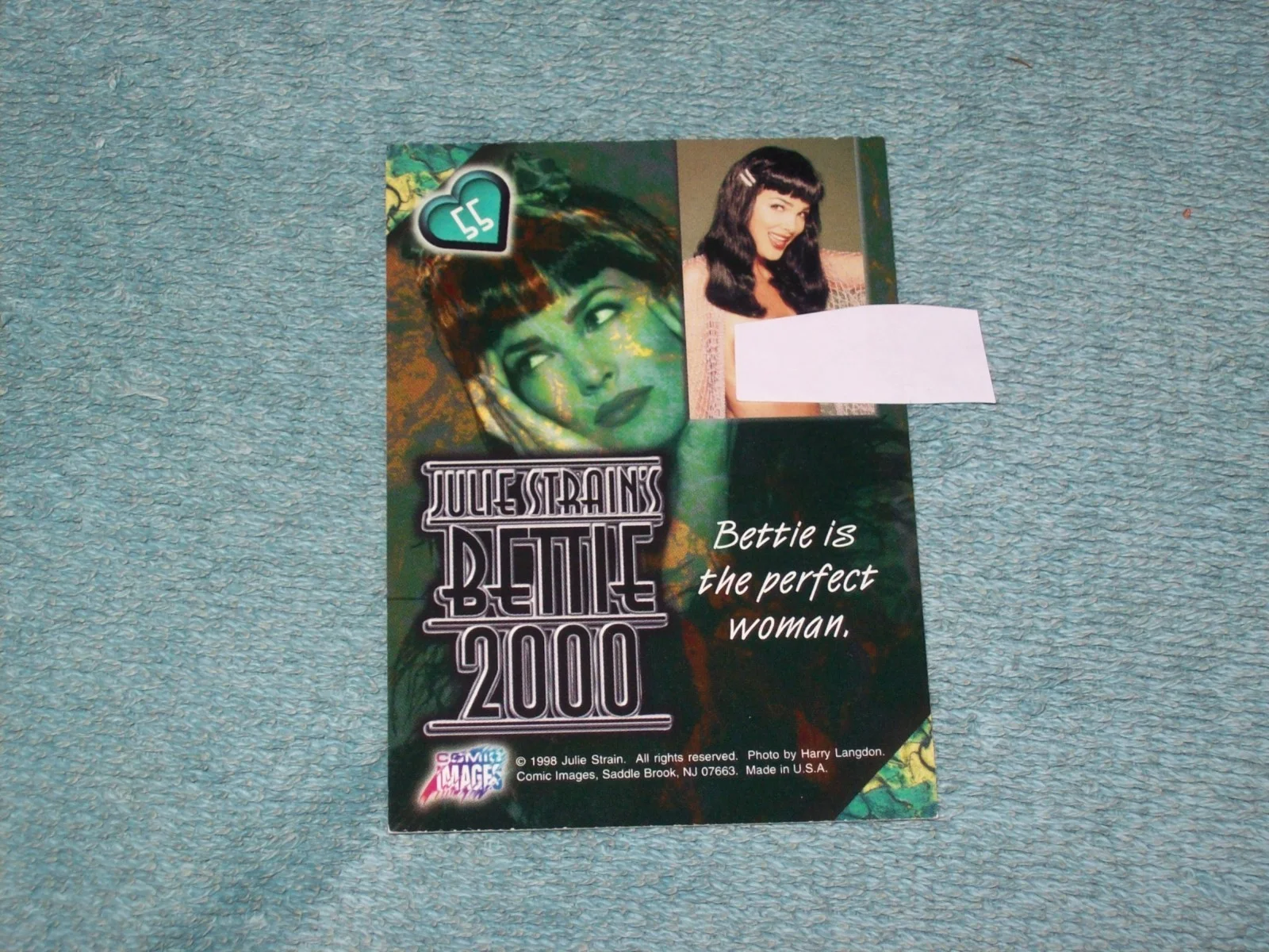 Julie Strain Hand Signed Autographed Trading Card - Adult Movie Actress Model, изображение 2