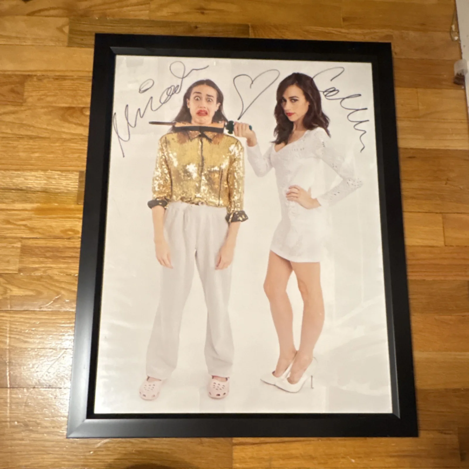 Miranda Sings/Colleen Ballinger Autographed Framed Poster with 'My Diarrhe' Book, image 4