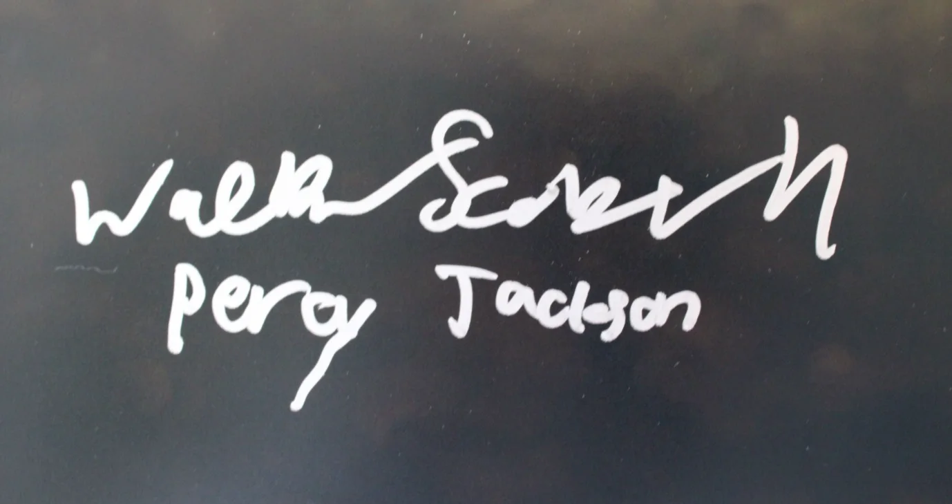 Walker Scobell — Walker Scobell Signed inscribed "Percy Jackson" 20x30 Print • Beckett, image 2