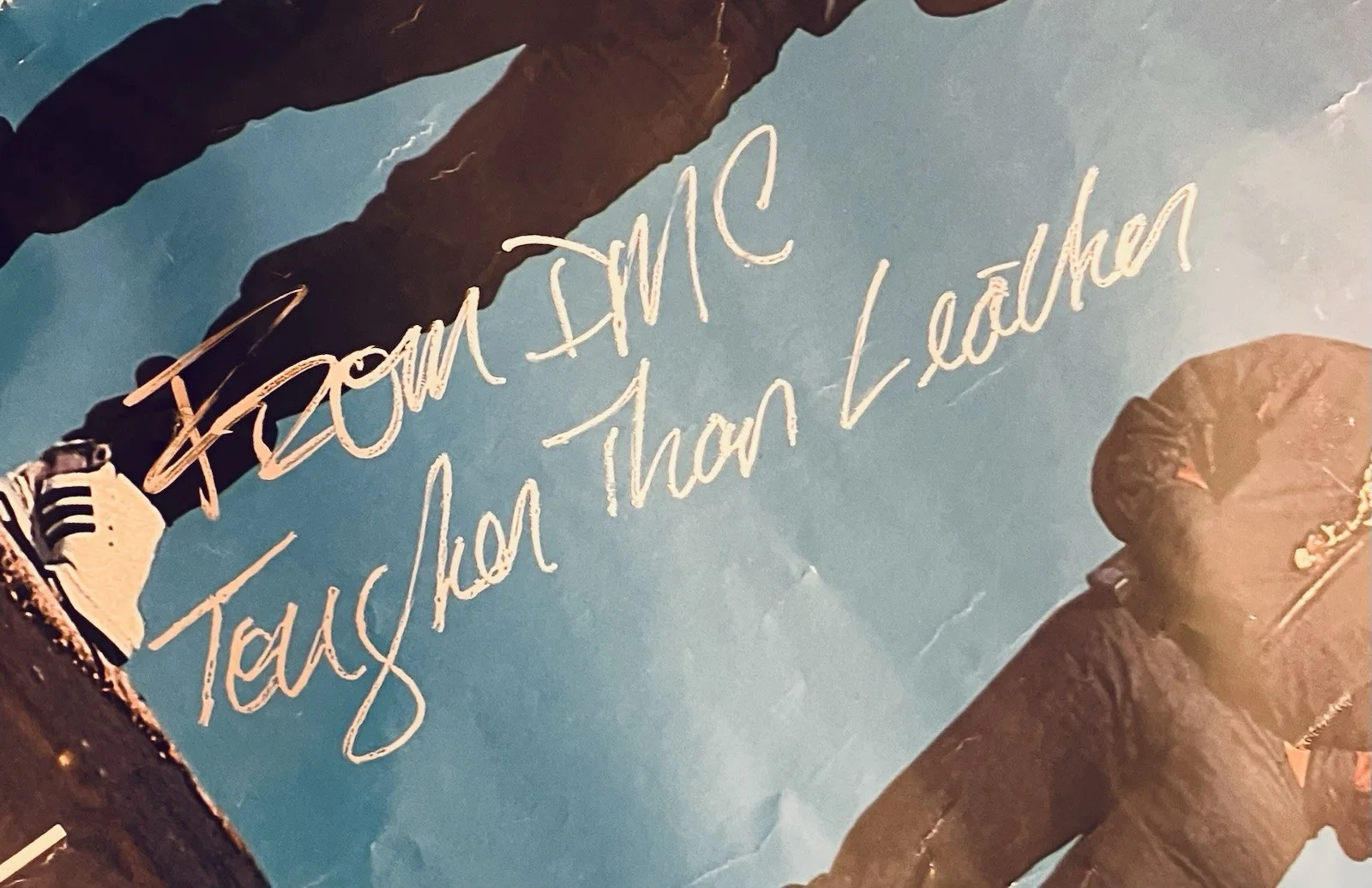 Jam Master Jay Autographed RUN DMC 1988 Poster TOUGHER THAN LEATHER Beckett COA, изображение 5