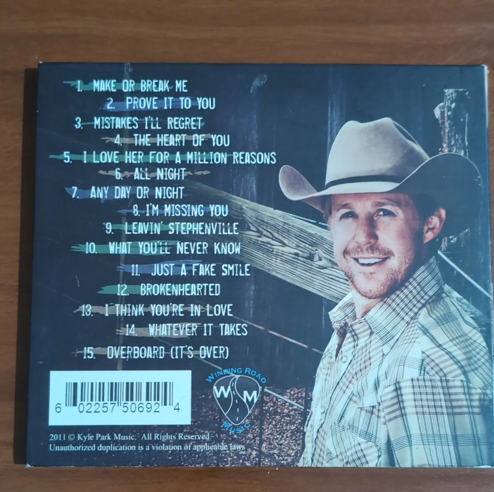 Kyle Park Make or Break Me Original Autographed Music CD, image 2