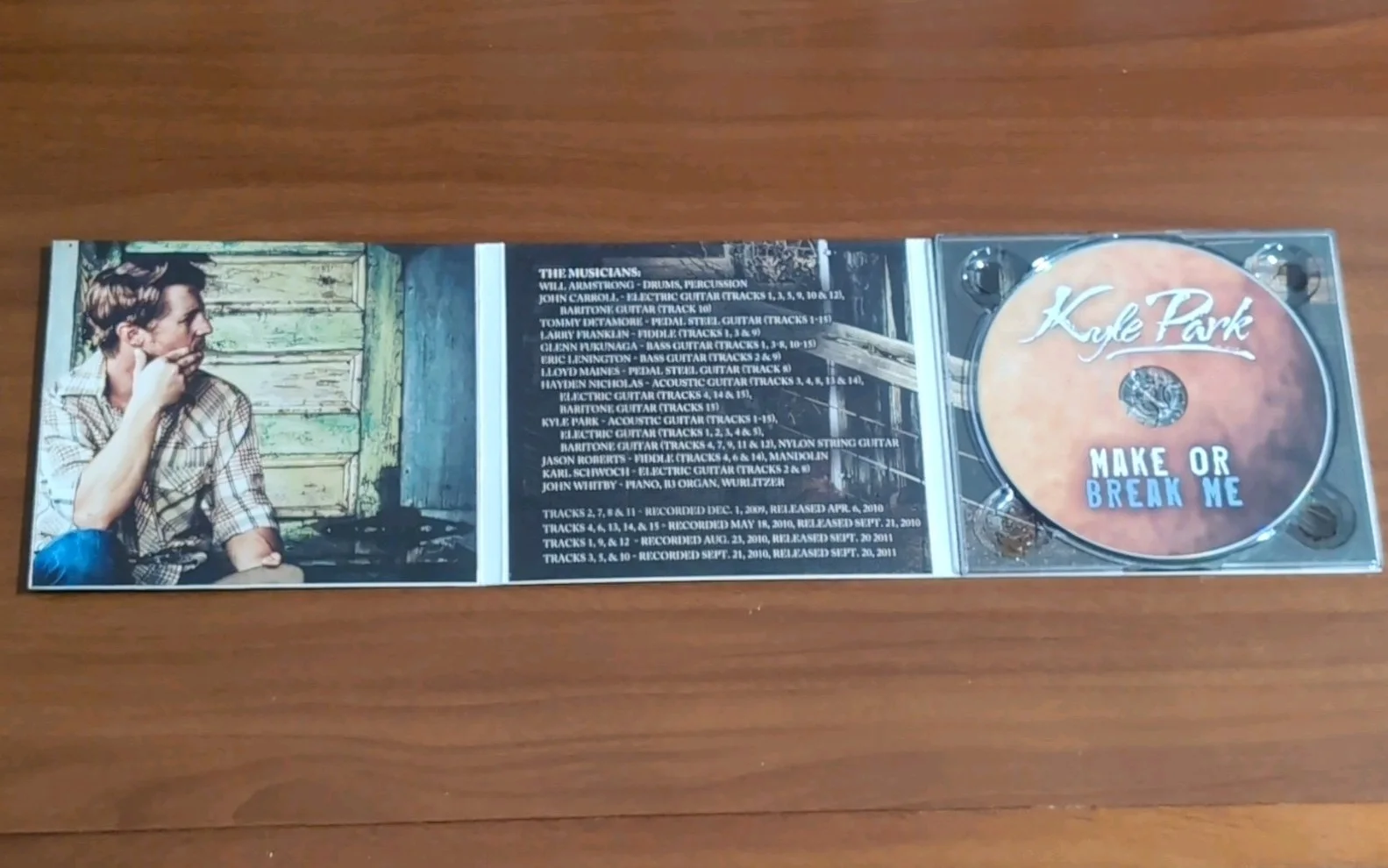 Kyle Park Make or Break Me Original Autographed Music CD, image 3