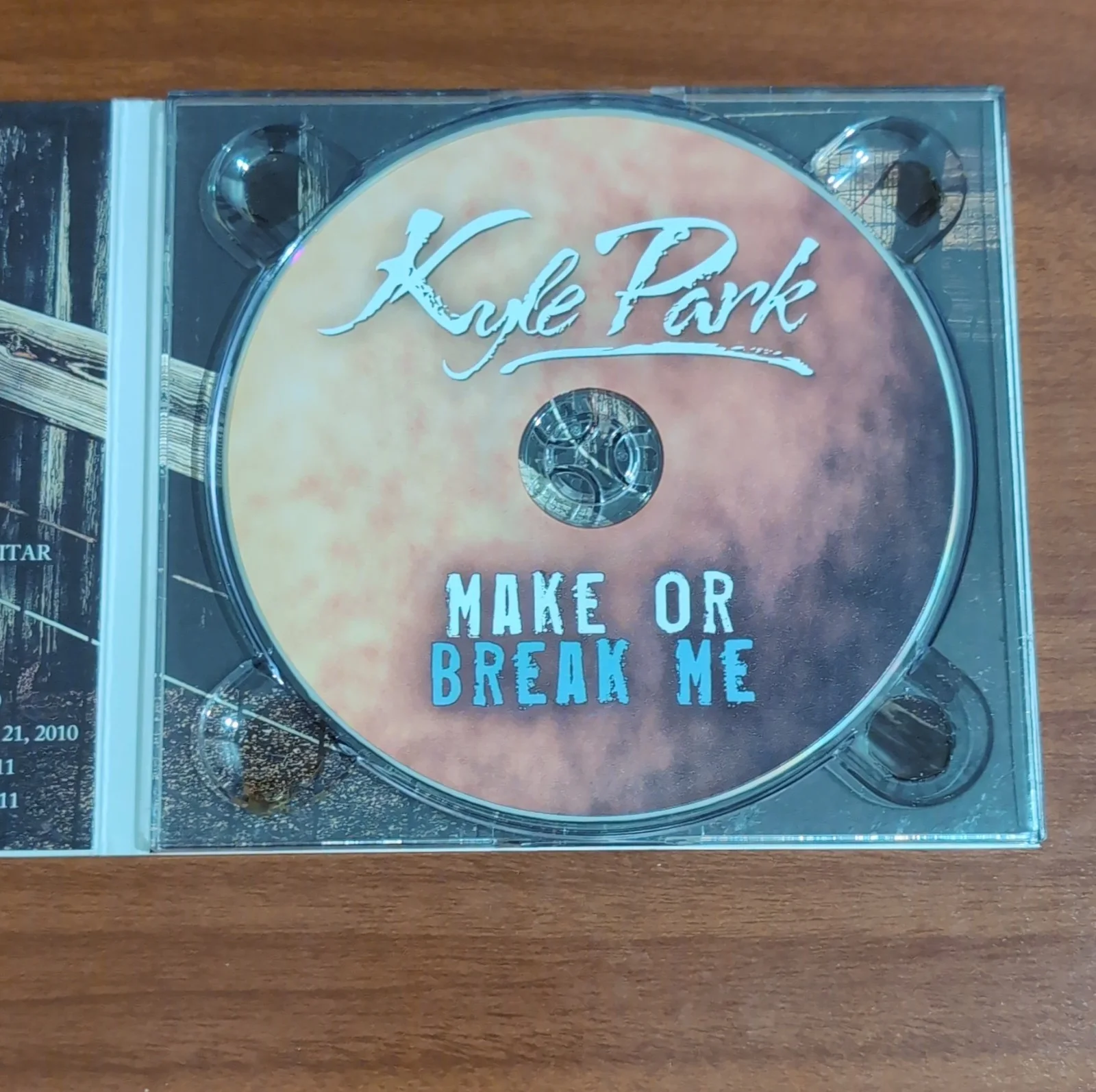 Kyle Park Make or Break Me Original Autographed Music CD, image 4