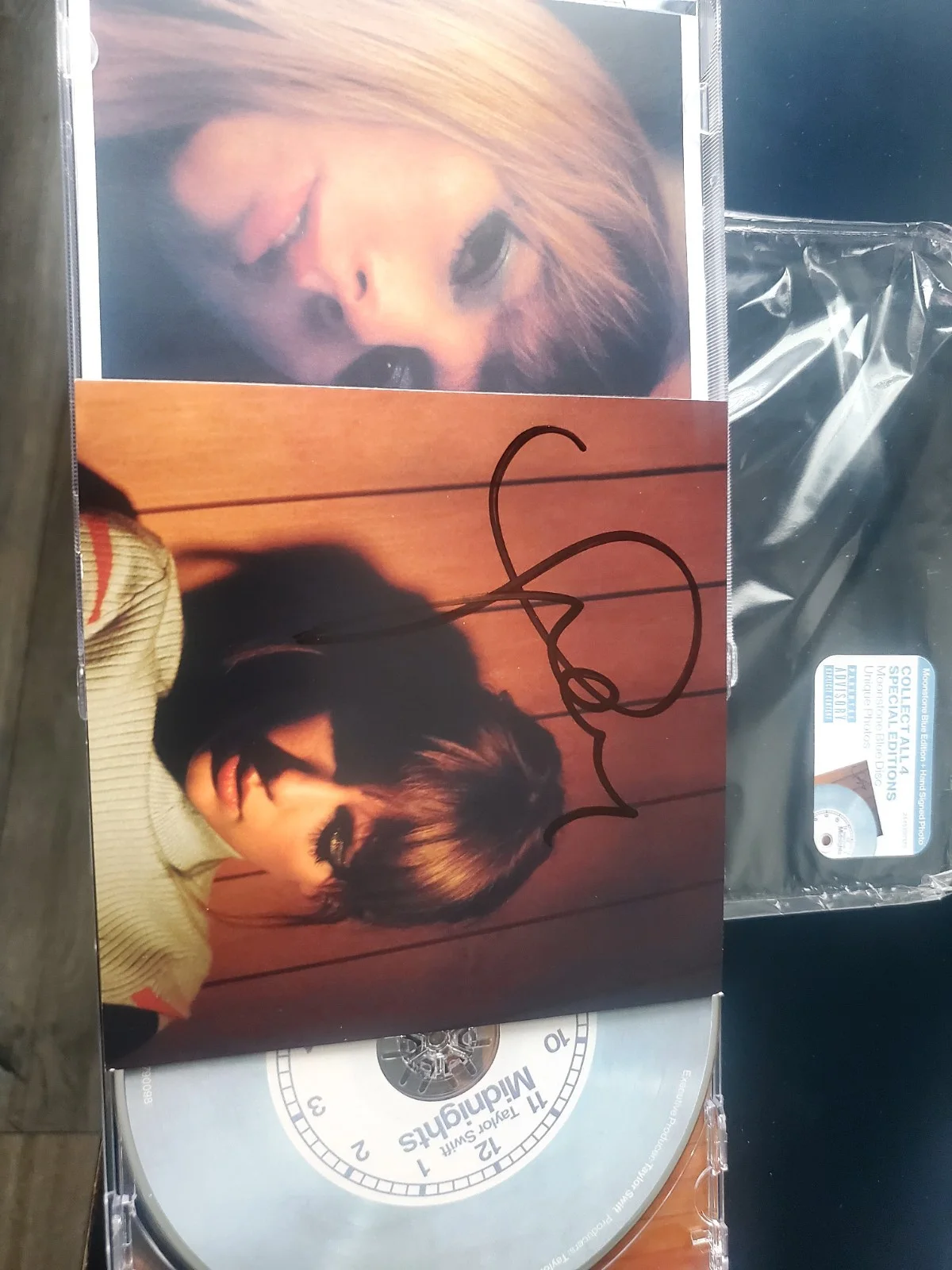 Taylor Swift Signed Midnights Moonstone Cd, image 3
