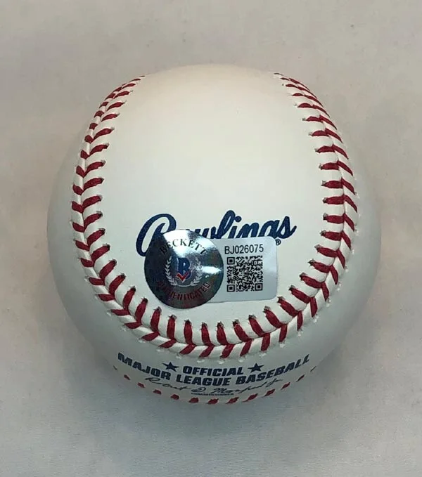 BILLY BOB THORNTON SIGNED AUTOGRAPHED ROMLB BASEBALL BAD NEW BEARS BECKETT BAS, image 2