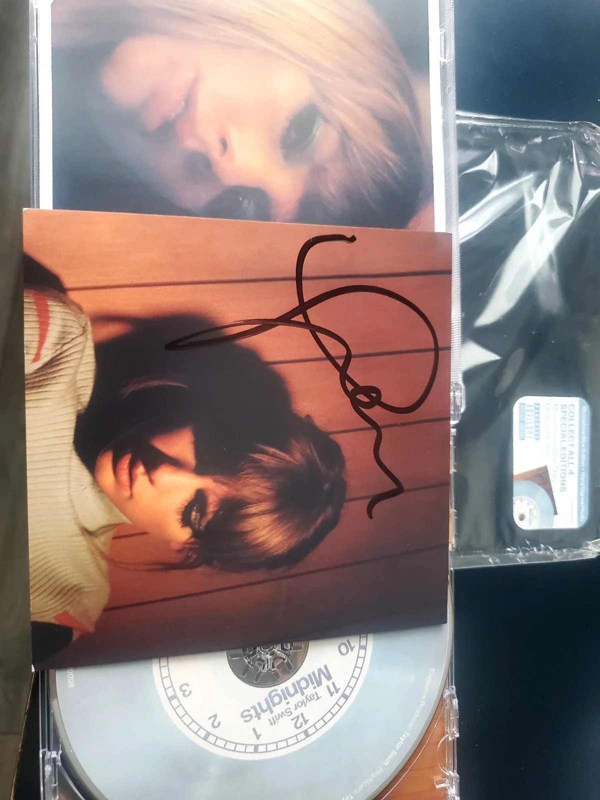 Taylor Swift Signed Midnights Moonstone Cd, image 3