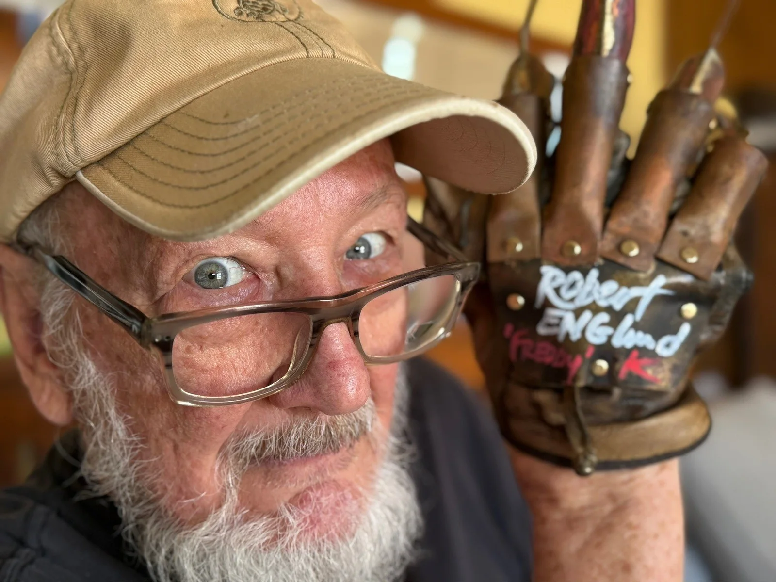Custom Freddy Glove Signed Robert Englund COA NECA Jason Mask Signed Kane Hodder, image 2