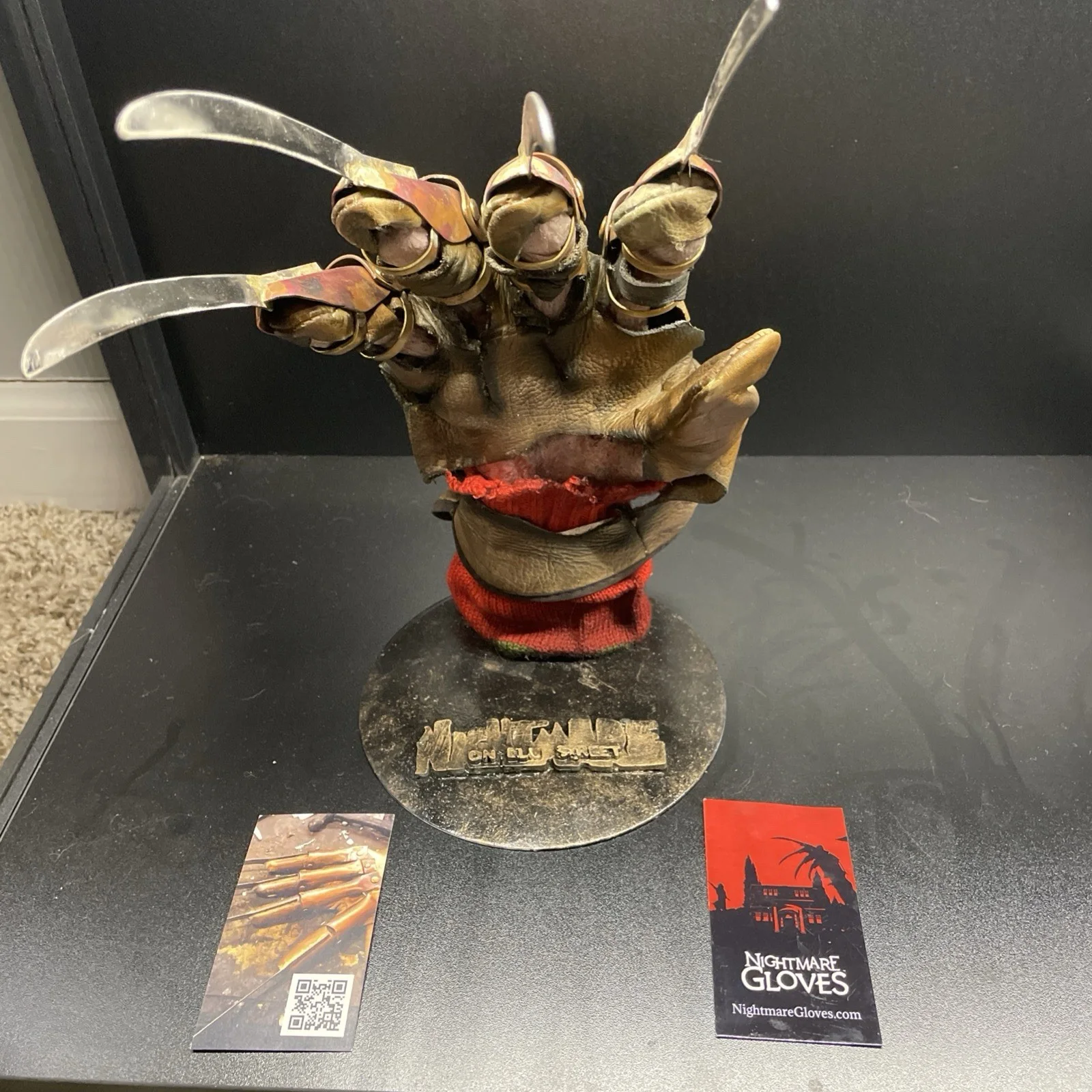 Custom Freddy Glove Signed Robert Englund COA NECA Jason Mask Signed Kane Hodder, image 3