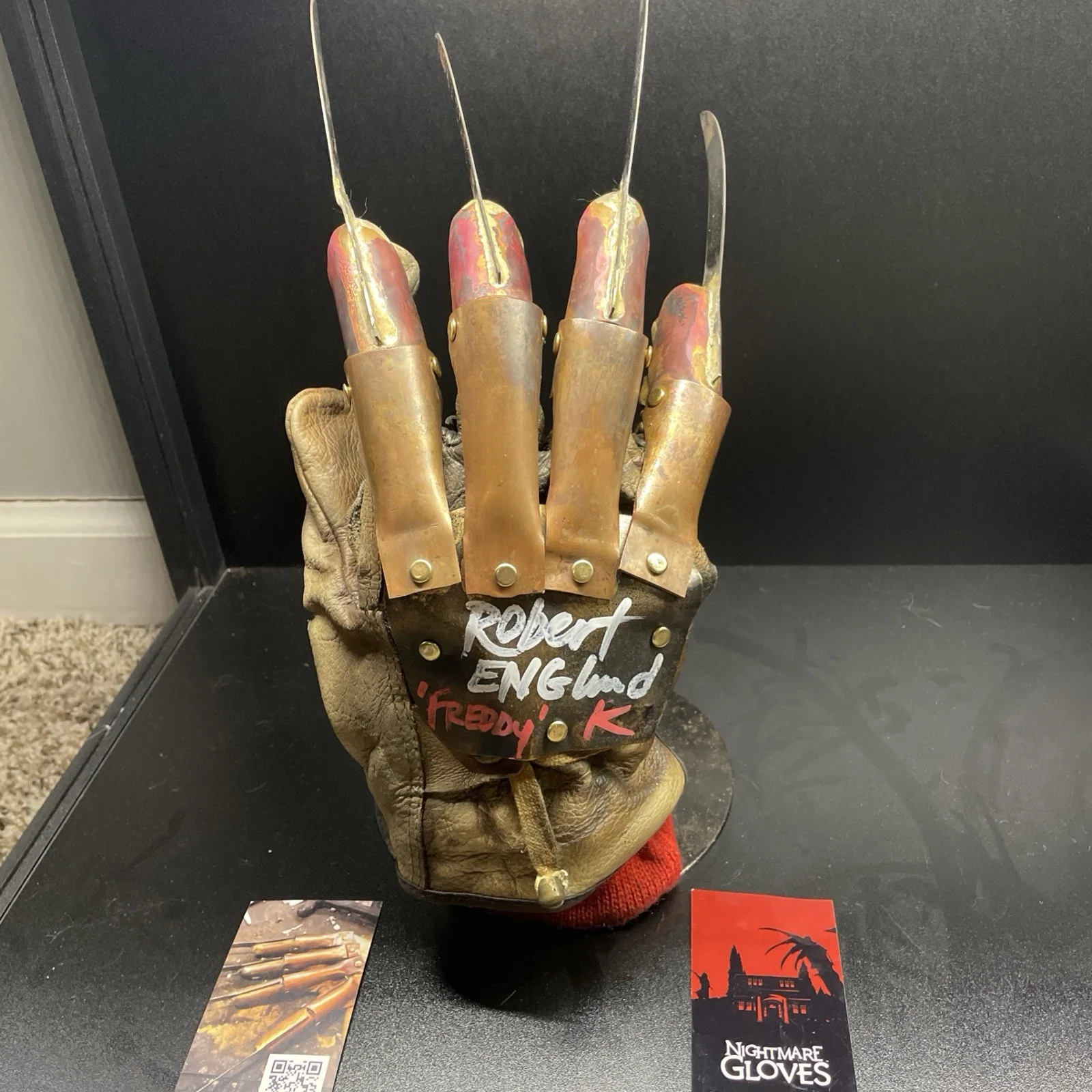 Custom Freddy Glove Signed Robert Englund COA NECA Jason Mask Signed Kane Hodder, image 4
