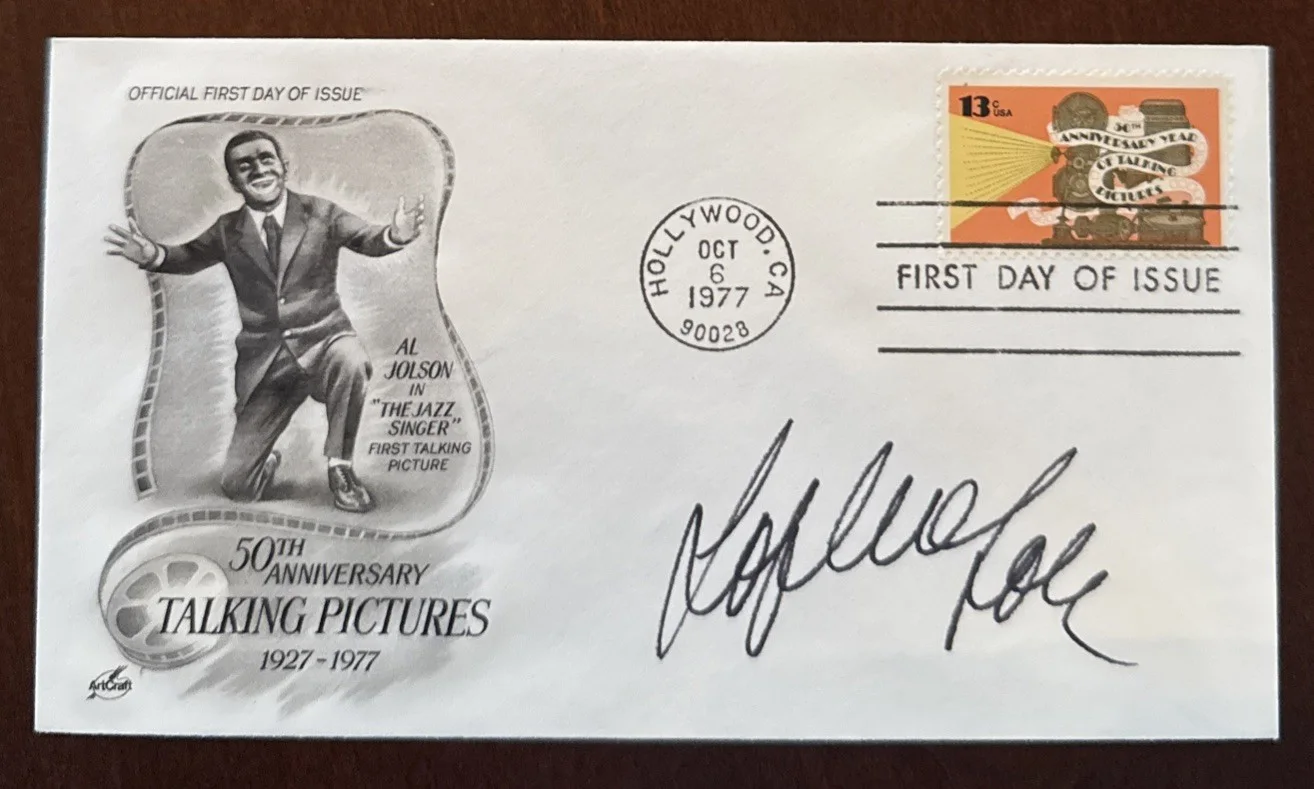 Sophia Loren — Actress Sophia Loren, Autographed 1977 FDC-First Day Cover JSA/COA, изображение 2