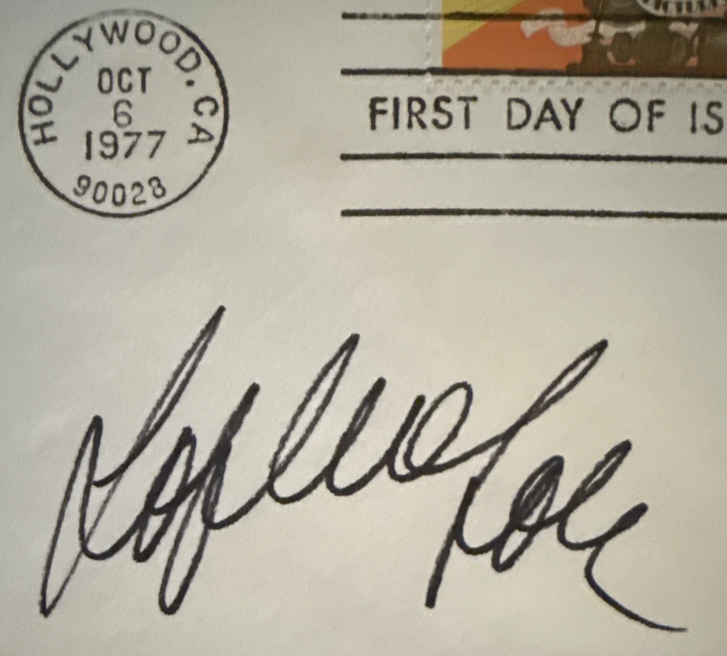 Sophia Loren — Actress Sophia Loren, Autographed 1977 FDC-First Day Cover JSA/COA, изображение 3