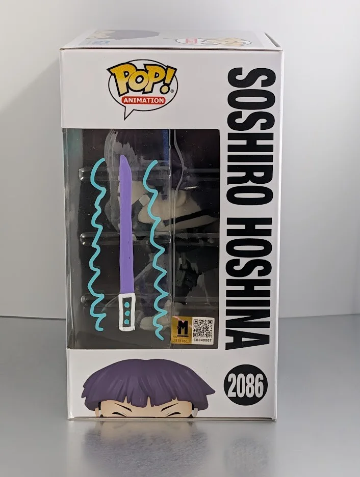 Landon McDonald — Landon McDonald Signed Doodled Funko Pop #2086 Soshiro Hoshina Kaiju No. 8, изображение 3