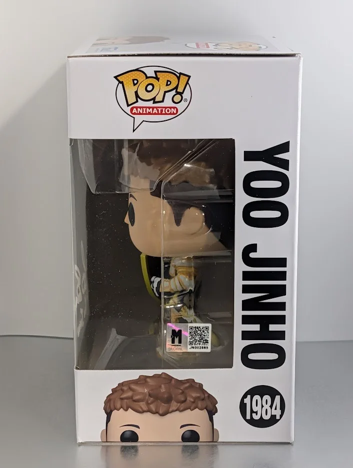 Justin Briner — Justin Briner Autographed Signed Funko Pop Yoo Jinho Solo Leveling #1984, image 2