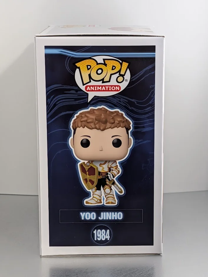 Justin Briner — Justin Briner Autographed Signed Funko Pop Yoo Jinho Solo Leveling #1984, image 4