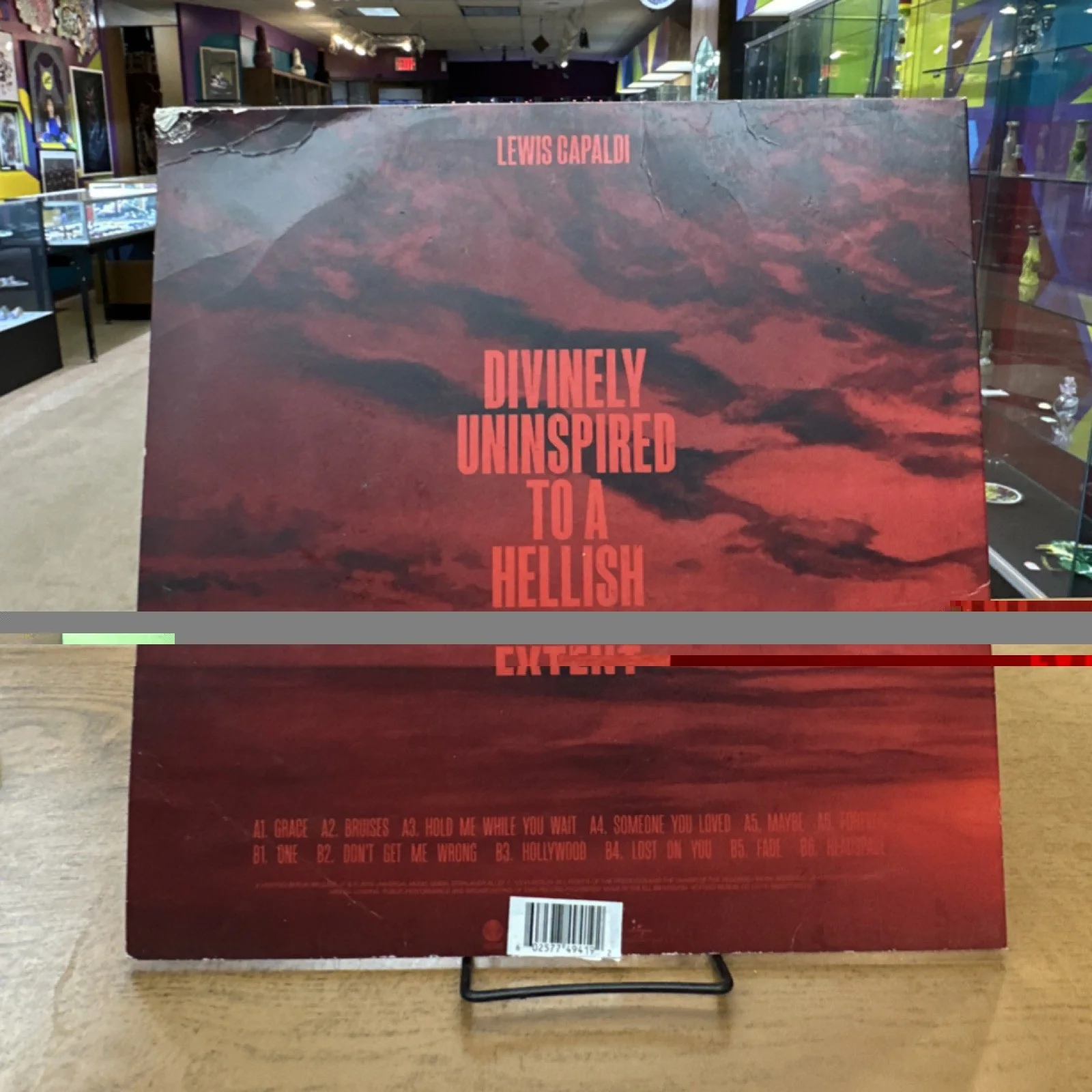 Lewis Capaldi Divinely Uninspired Signed Vinyl Record Original, image 2