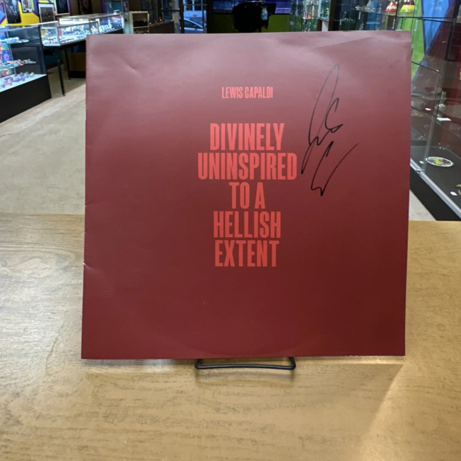 Lewis Capaldi Divinely Uninspired Signed Vinyl Record Original, image 4