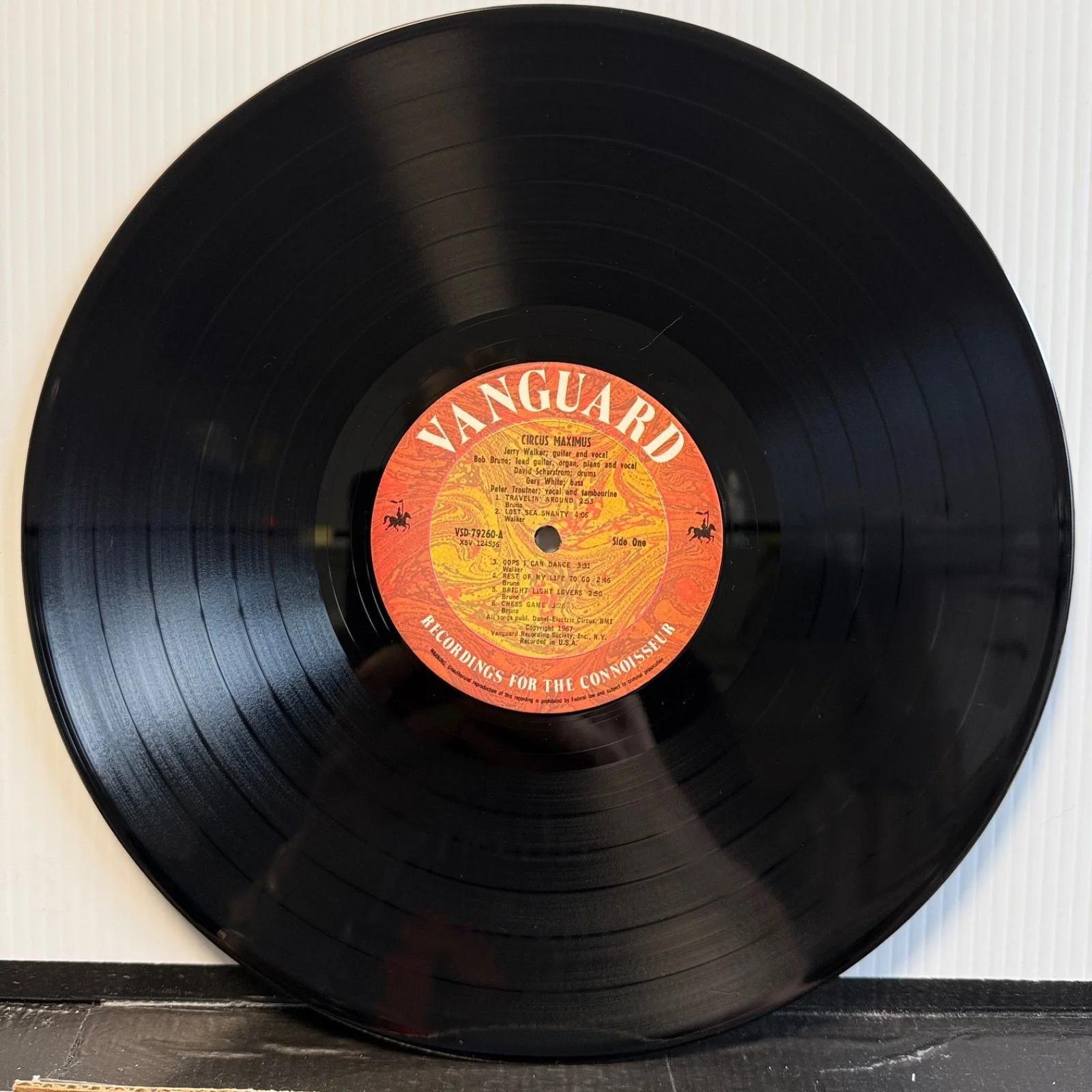 AUTOGRAPHED - CIRCUS MAXIMUS usa vinyl reissue AUTOGRAPHED BY JERRY JEFF WALKER, image 4