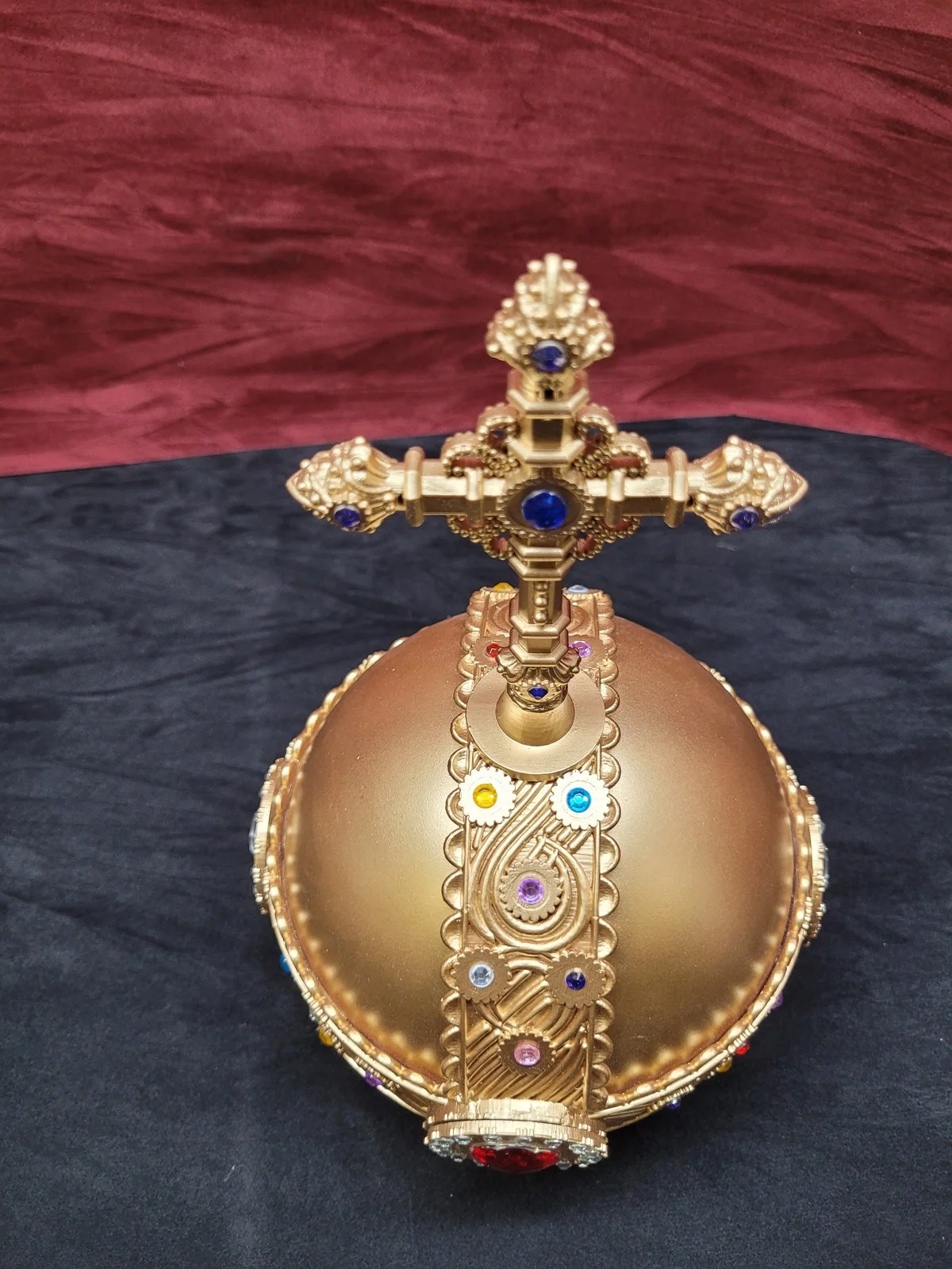 Replica Coronation Orb Royal Crown Jewels Display Collectible Figurine, изображение 4