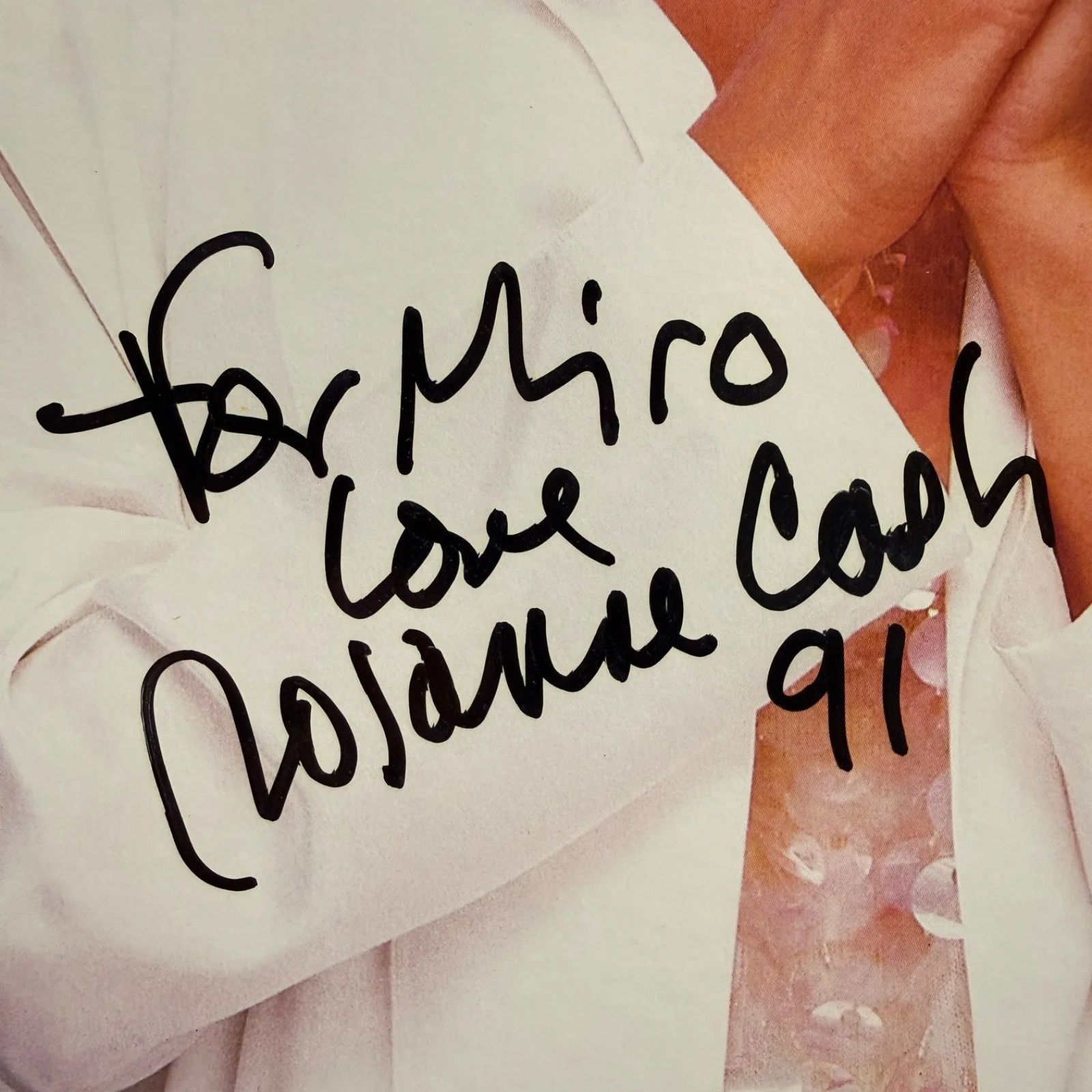 AUTOGRAPHED - ROSANNE CASH "Rhythm & Romance" US VINYL with inner sleeve NM, изображение 2