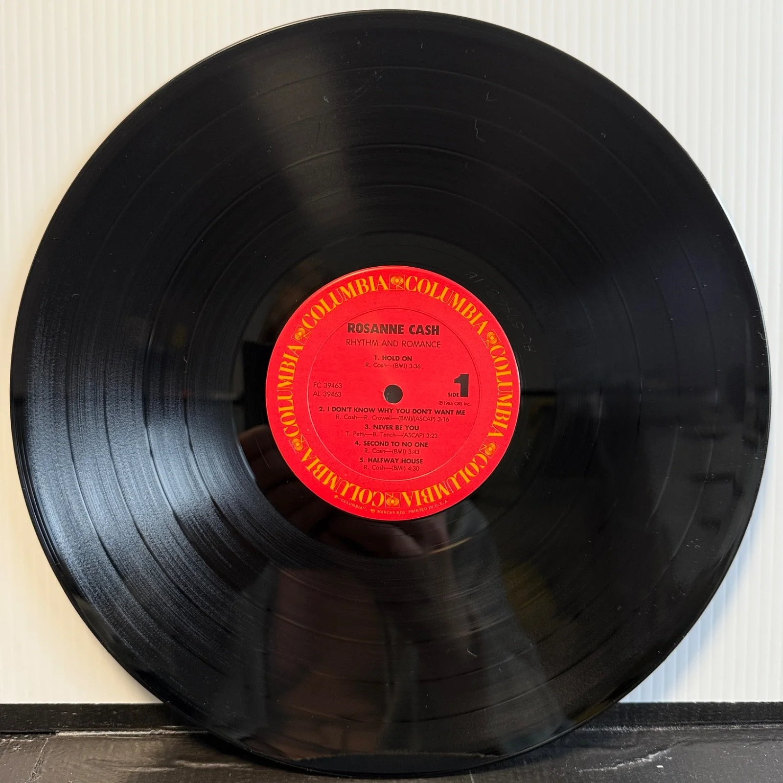 AUTOGRAPHED - ROSANNE CASH "Rhythm & Romance" US VINYL with inner sleeve NM, изображение 4