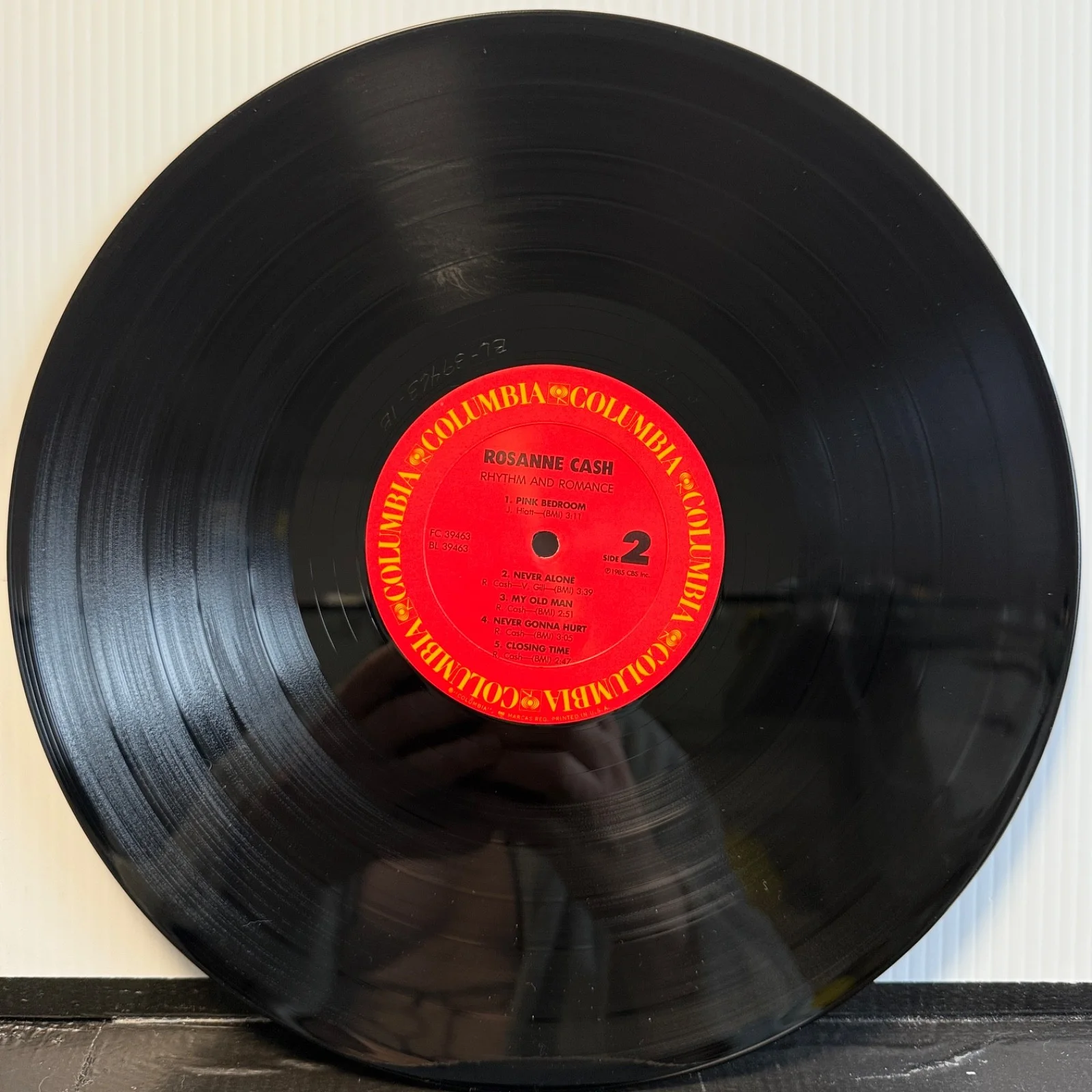 AUTOGRAPHED - ROSANNE CASH "Rhythm & Romance" US VINYL with inner sleeve NM, изображение 5