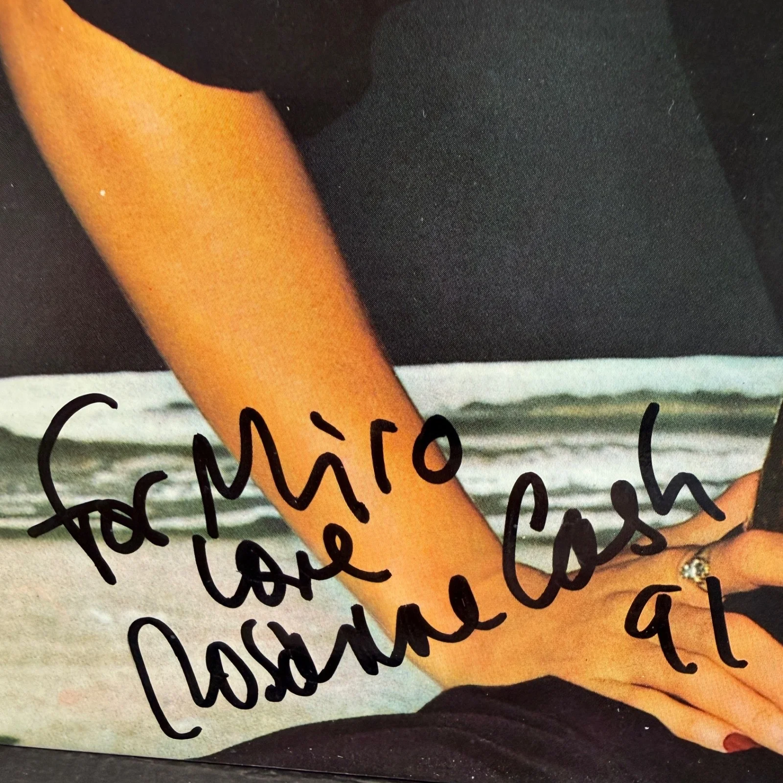 AUTOGRAPHED - ROSANNE CASH "Somewhere In The Stars" US VINYL w/ inner sleeve NM!, изображение 2