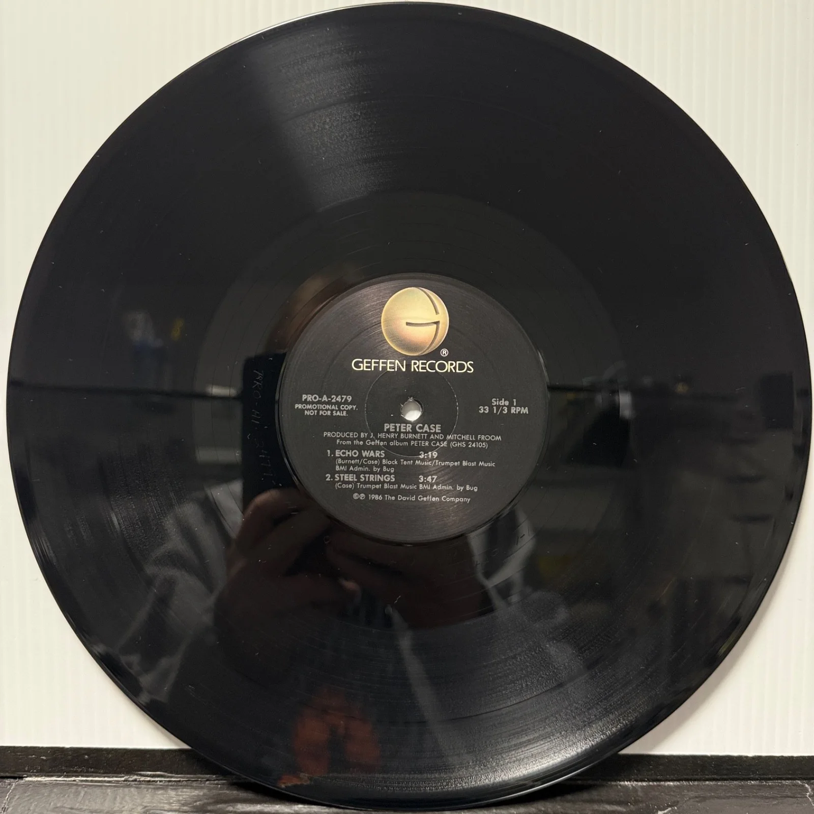 AUTOGRAPHED - PETER CASE "Selections From Peter Case" PROMO vinyl USA PRO-A-2479, image 4