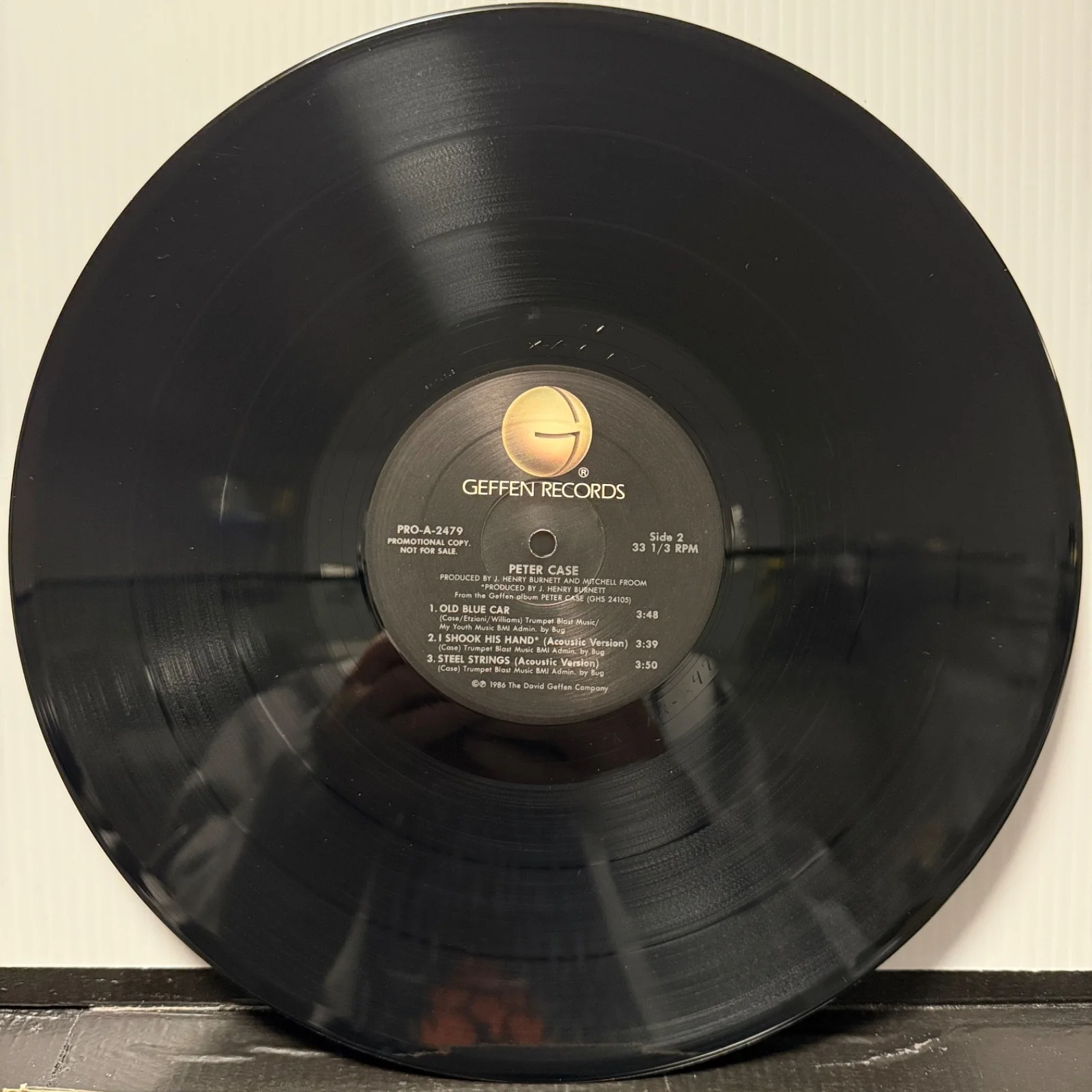 AUTOGRAPHED - PETER CASE "Selections From Peter Case" PROMO vinyl USA PRO-A-2479, image 5