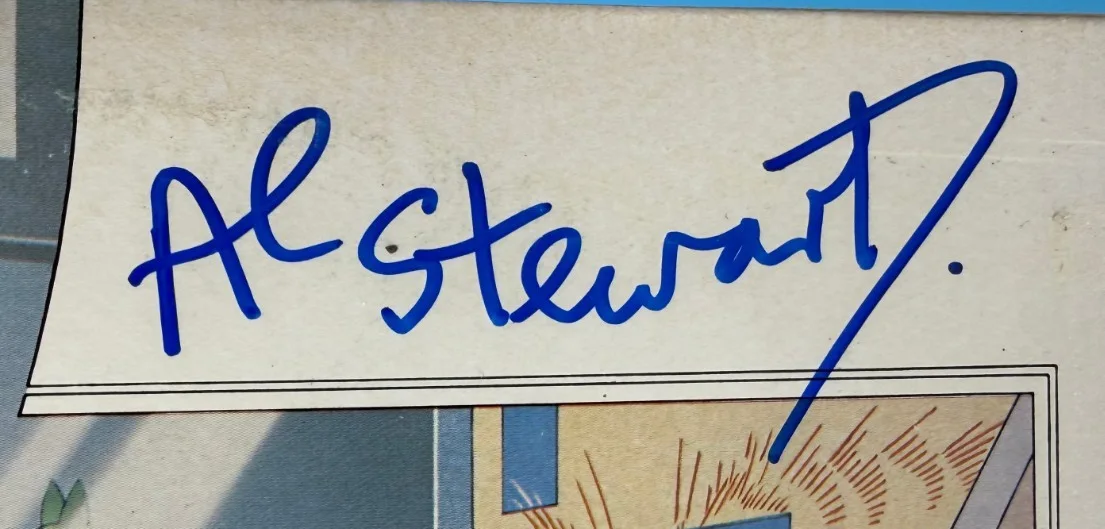 Al Stewart Signed Year of the Cat 1976 12" LP Arista ALB6-8326 ALA Authenticated, изображение 2