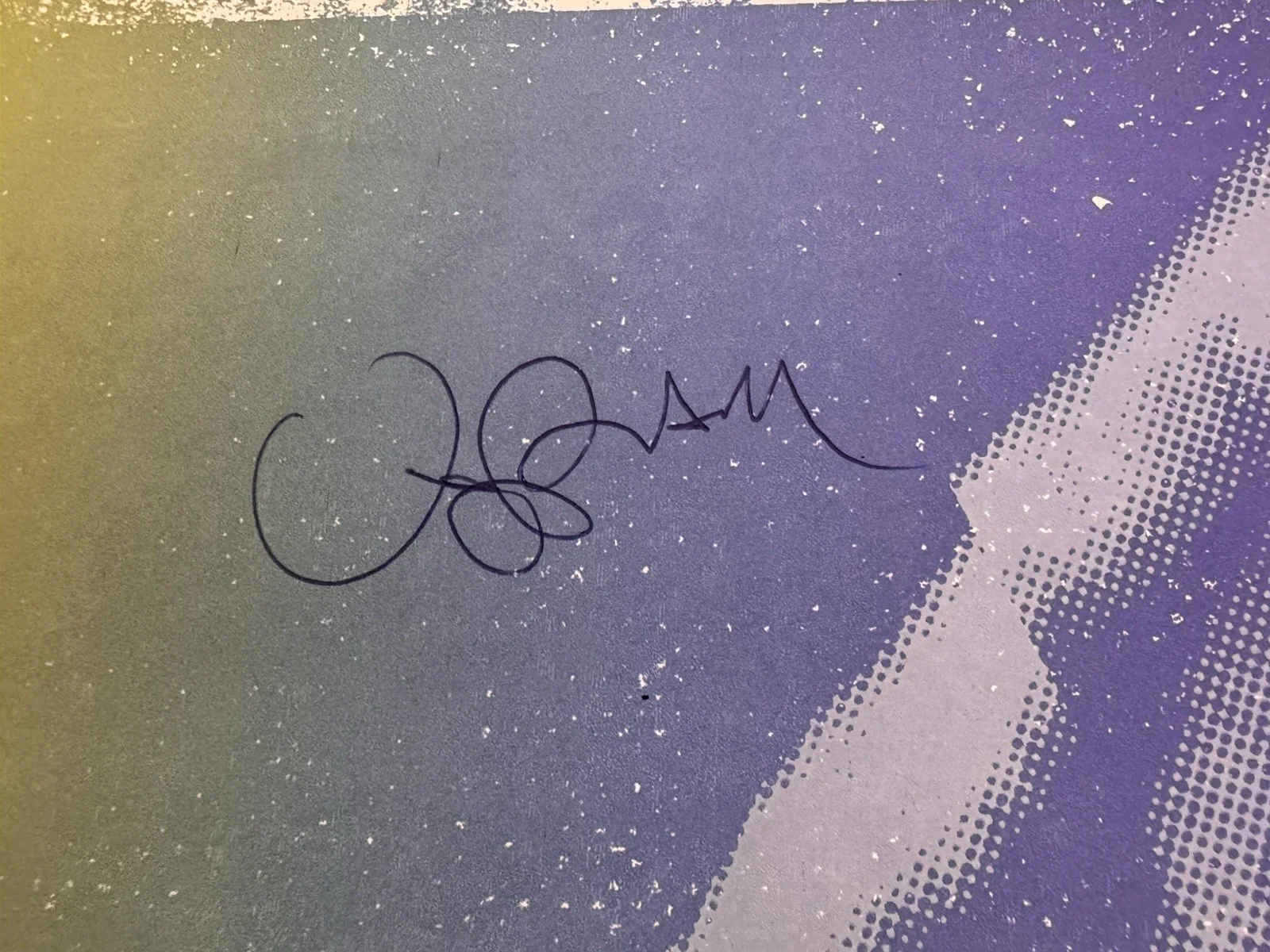 AUTOGRAPHED Yeasayer Javelin Screen Printed Tour Poster Hi-Tone Memphis 4-7-10, image 2