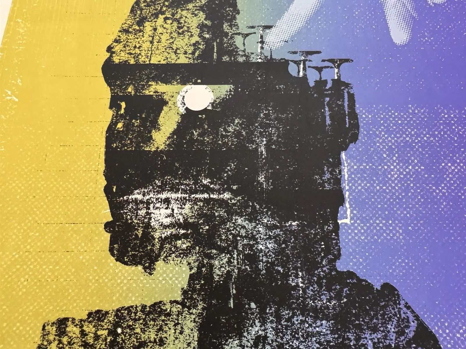 AUTOGRAPHED Yeasayer Javelin Screen Printed Tour Poster Hi-Tone Memphis 4-7-10, image 3