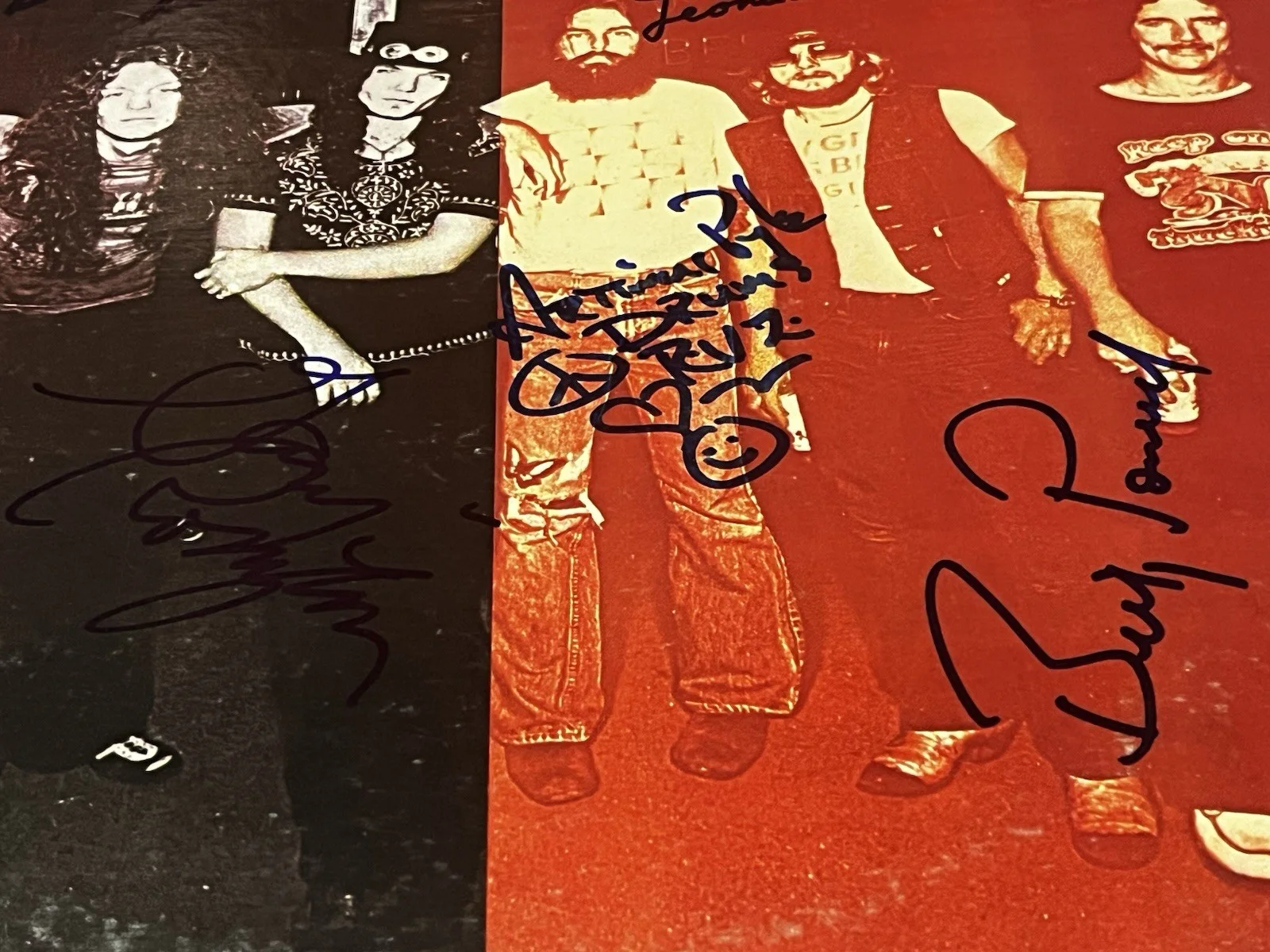 Lynyrd Skynyrd Signed Bullets Lp 5X Gary “ Coach “ Billy Artimus Bob Burns JSA!!, image 3