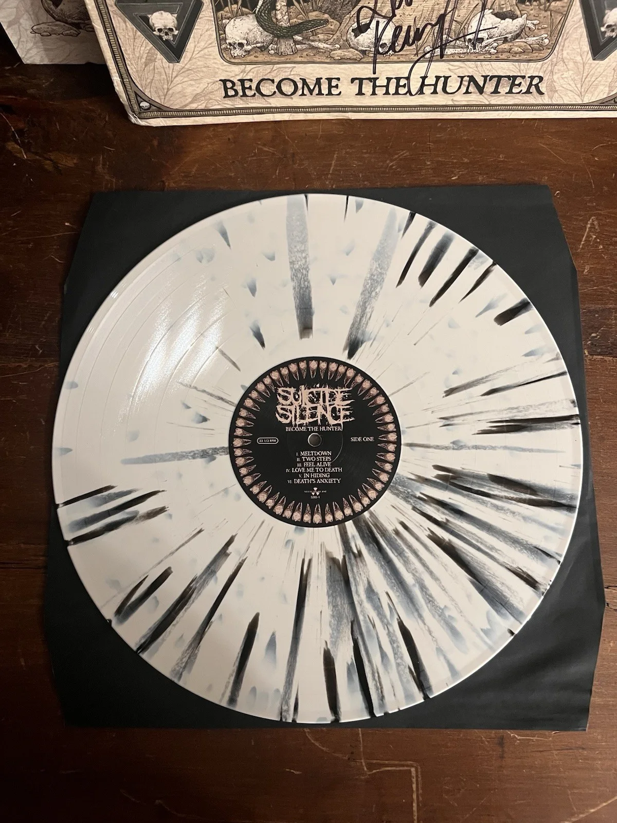 Suicide Silence Vinyl Become The Hunter Signed By All Members, image 4