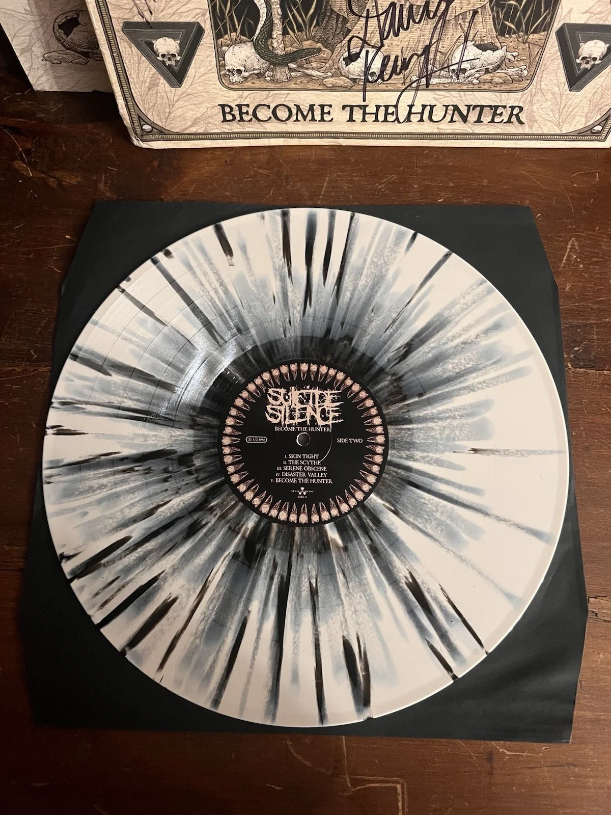 Suicide Silence Vinyl Become The Hunter Signed By All Members, image 5