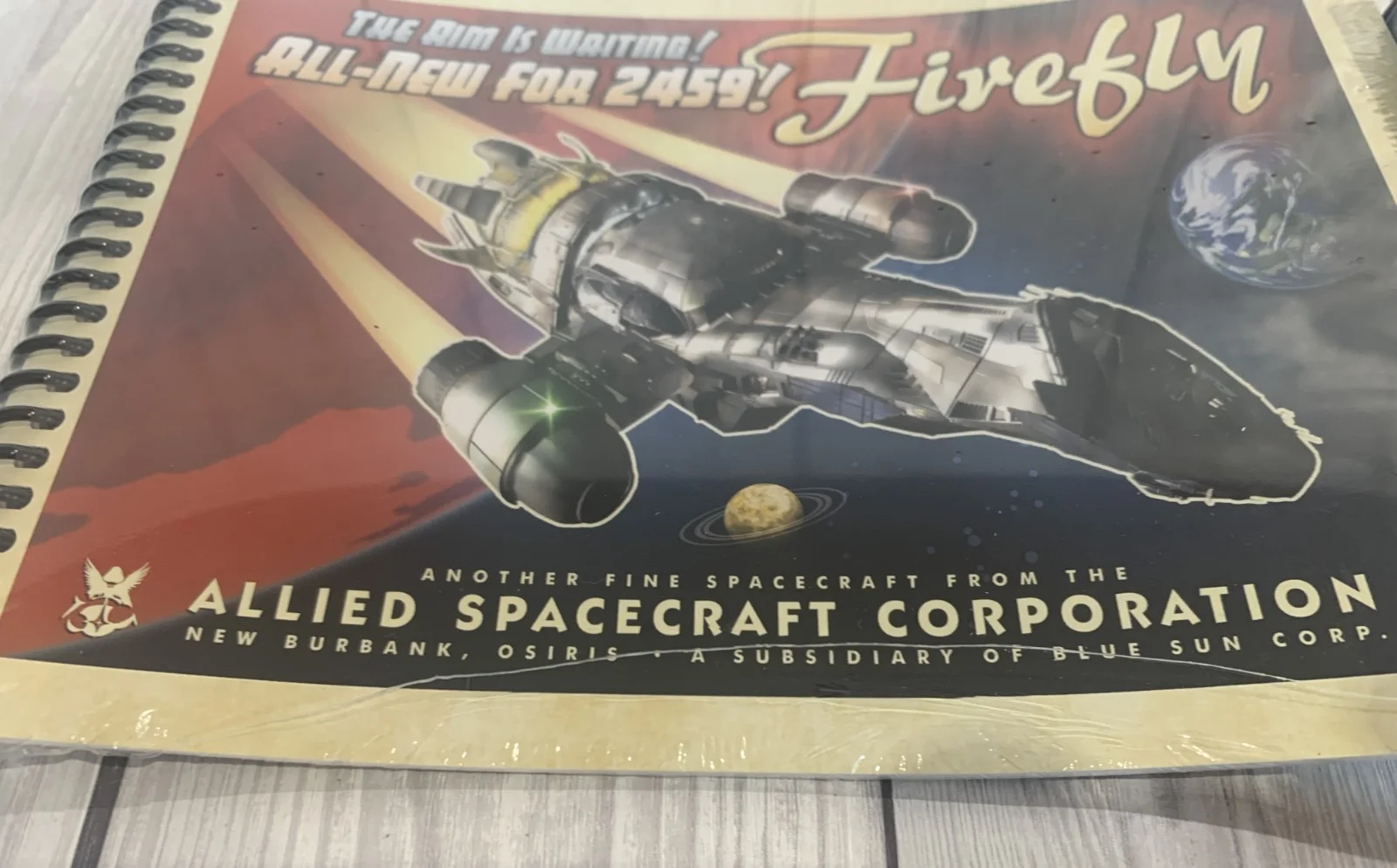 Firefly Loot Crate Firefly Spacecraft Sales Hip Flask and Pamphlet, image 5