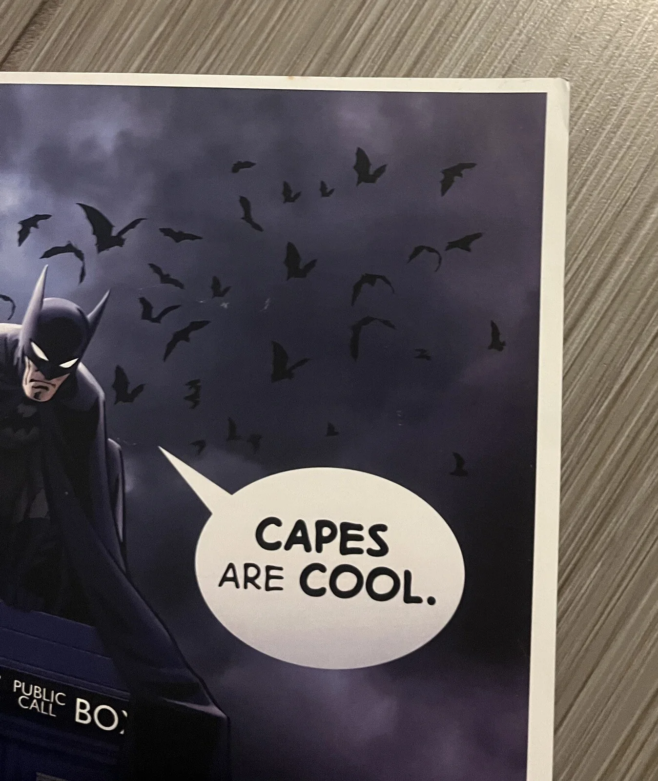 Christopher Jones — Christopher Jones bat wolf print january 2015 signed 17”x11”, image 5